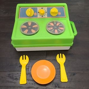 🍽 Vintage Child Guidance: Carry Kitchen 1980s With Dish Forks
